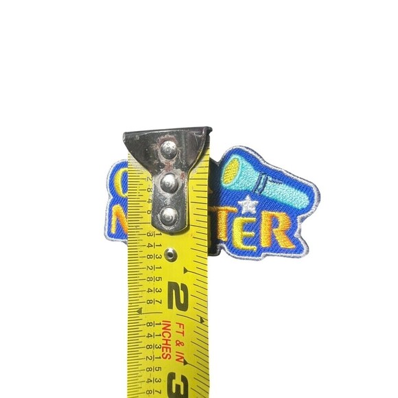 NEW Over Nighter with Flashlight Scouts & Parades 2.5" Embroidery Patch Souvenir - Picture 3 of 4